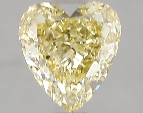 1.54ct Fancy Intense Yellow Heart Lab Diamond, VS1, IGI Certified