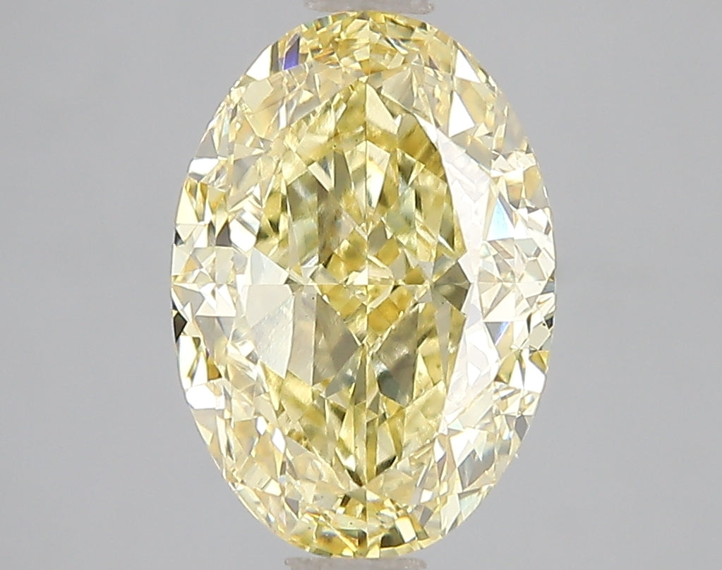 3.56ct Lab Diamond KT62-21 — FANCY VIVID YELLOW/VS2 | IGI Certified