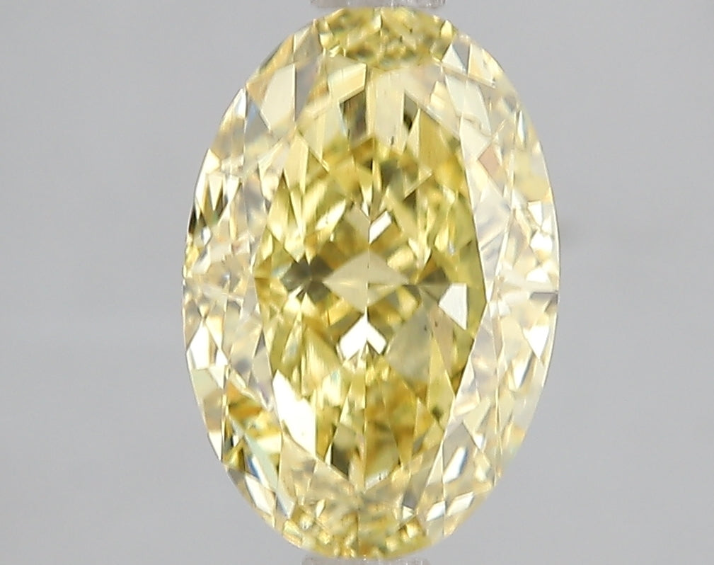 3.01ct Lab Diamond KT63-2 — FANCY VIVID YELLOW/VS2 | IGI Certified