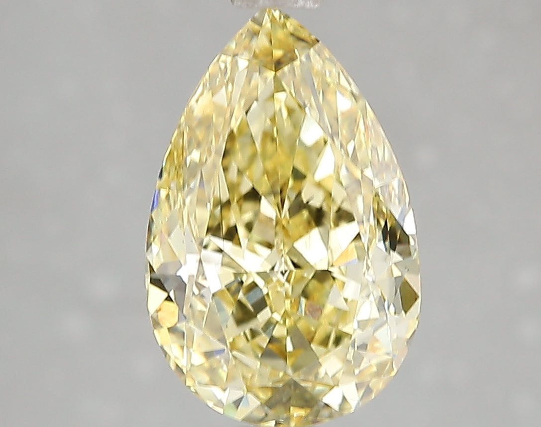 3.03ct Lab Diamond KT63-59 — FANCY VIVID YELLOW/SI1 | IGI Certified