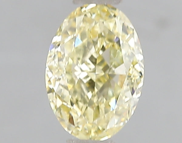 1.07ct Fancy Intense Yellow Oval Lab Diamond, VS1, IGI Certified