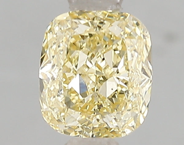 1ct Fancy Yellow Cushion Lab Diamond, SI1, IGI Certified