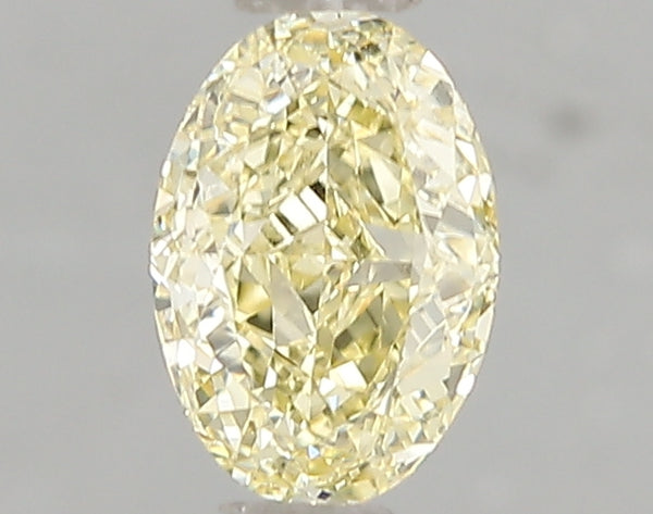 1.03ct Fancy Intense Yellow Oval Lab Diamond, VVS2, IGI Certified