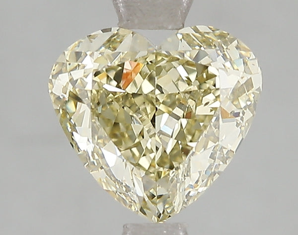 2ct Fancy Yellow Heart Lab Diamond, VS2, IGI Certified