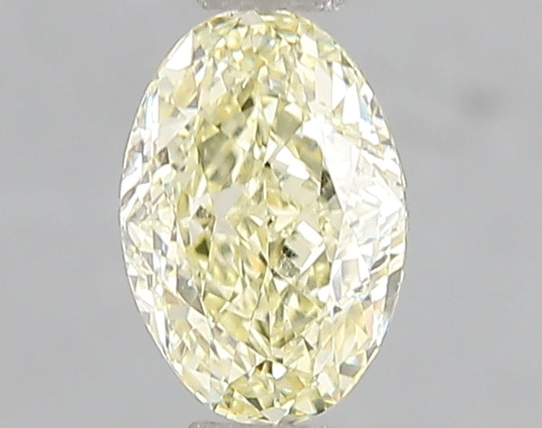1ct Fancy Yellow Oval Lab Diamond, VS1, IGI Certified