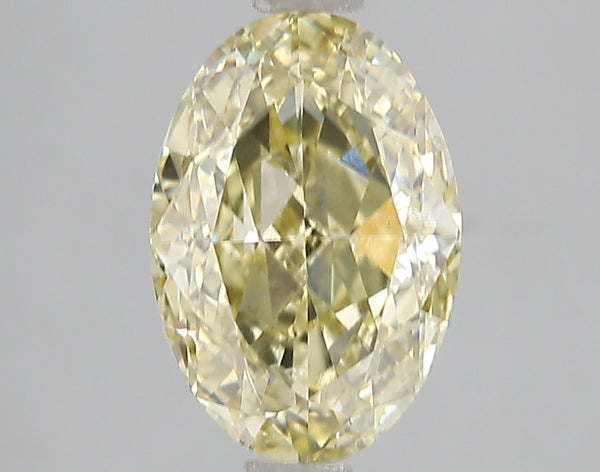 3.01ct Fancy Intense Yellow Oval Lab Diamond, SI1, IGI Certified