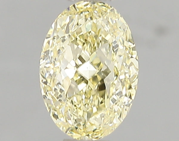 1.05ct Fancy Intense Yellow Oval Lab Diamond, VS1, IGI Certified