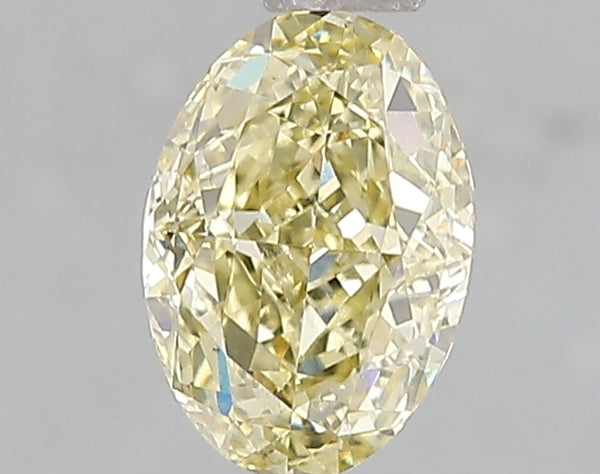 1.07ct Fancy Yellow Oval Lab Diamond, VS2, IGI Certified