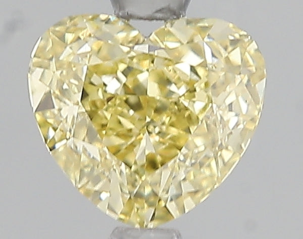 1.54ct Fancy Intense Yellow Heart Lab Diamond, VS1, IGI Certified