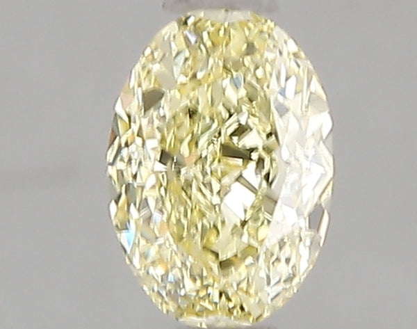 1ct Fancy Intense Yellow Oval Lab Diamond, VS1, IGI Certified