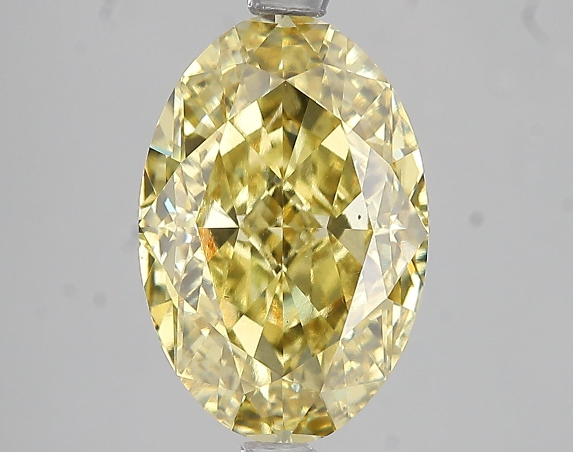 5.05ct Lab Diamond KT81-1 — FANCY VIVID YELLOW/VS1 | IGI Certified