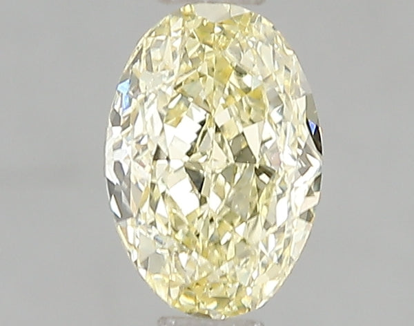 1.01ct Fancy Yellow Oval Lab Diamond, VS1, IGI Certified
