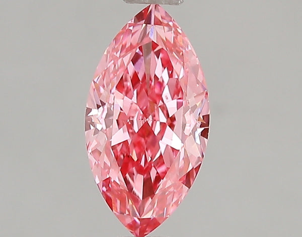1.08ct Fancy Vivid Pink Marquise Lab Diamond, VS1, IGI Certified