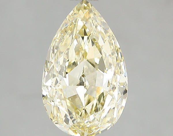 2.58ct Fancy Intense Yellow Pear Lab Diamond, VS1, IGI Certified