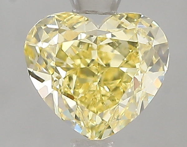 1.52ct Fancy Intense Yellow Heart Lab Diamond, VS1, IGI Certified