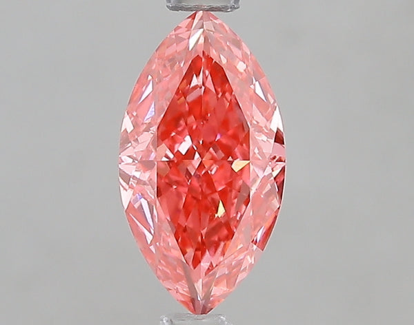 1.08ct Fancy Vivid Pink Marquise Lab Diamond, VS1, IGI Certified