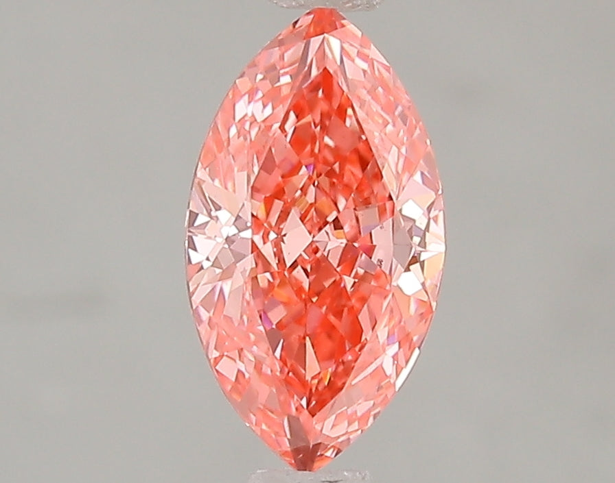 1.06ct Fancy Vivid Pink Marquise Lab Diamond, VS1, IGI Certified