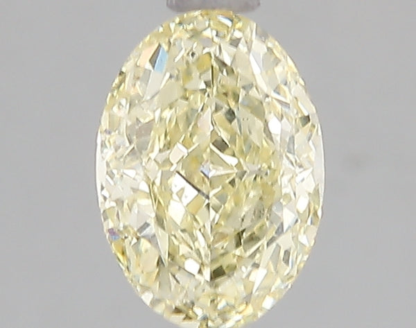 1.58ct Fancy Yellow Oval Lab Diamond, VS1, IGI Certified