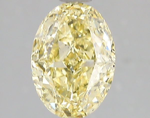 2.08ct Fancy Intense Yellow Oval Lab Diamond, SI1, IGI Certified