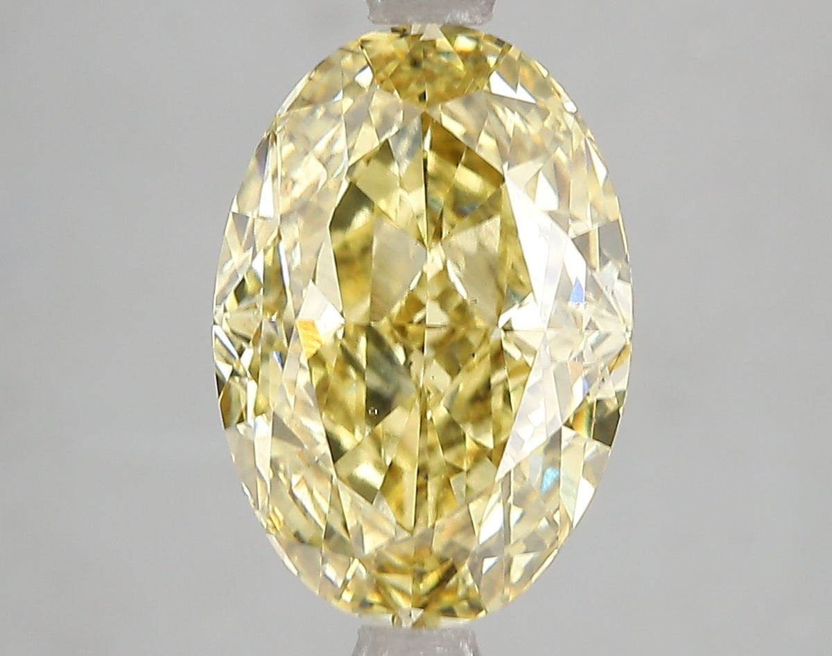 5.08ct Lab Diamond KT90-8 — FANCY VIVID YELLOW/VS2 | IGI Certified