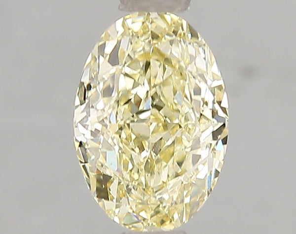 1.52ct Fancy Intense Yellow Oval Lab Diamond, VS2, IGI Certified