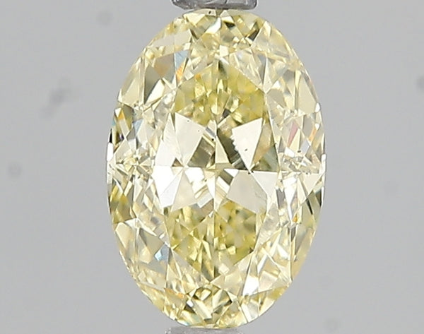 1.51ct Fancy Intense Yellow Oval Lab Diamond, VS2, IGI Certified