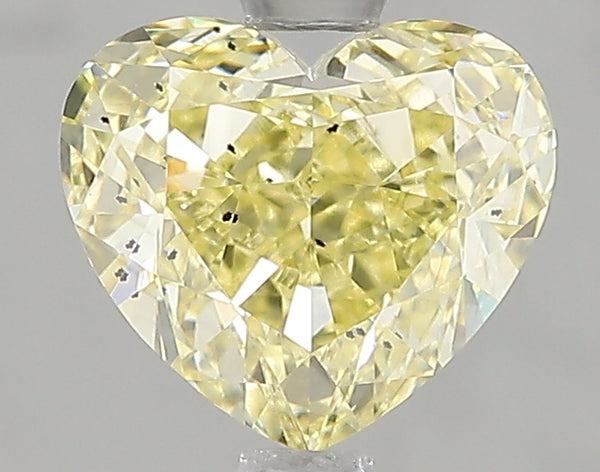 2.01ct Fancy Intense Yellow Heart Lab Diamond, SI2, IGI Certified