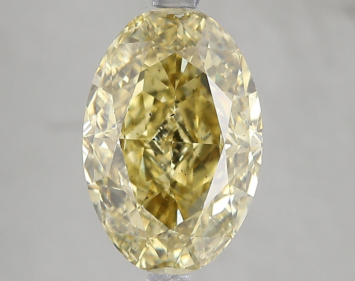 5.02ct Lab Diamond KT97-5 — FANCY INTENSE GREYISH YELLOW/SI1 | IGI Certified