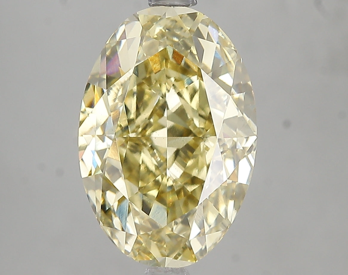 5.02ct Lab Diamond KT98-66 — FANCY INTENSE GREYISH YELLOW/VS1 | IGI Certified