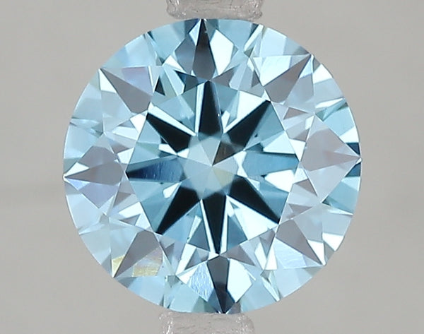 2.1ct Fancy Vivid Blue Round Brilliant Lab Diamond, VS1, IGI Certified