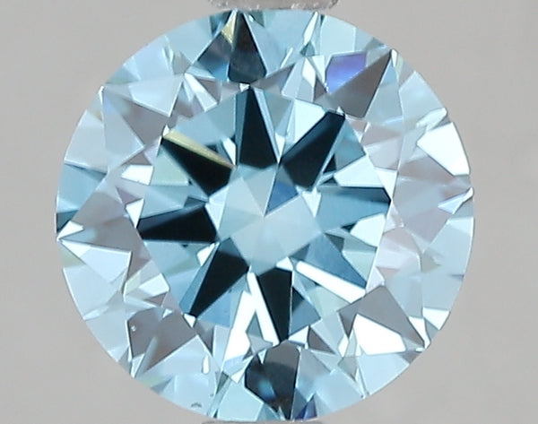 2.01ct Fancy Vivid Blue Round Brilliant Lab Diamond, VS1, IGI Certified
