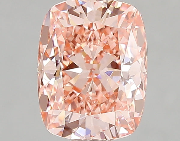 2.08ct Fancy Vivid Pink Cushion Lab Diamond, VS2, IGI Certified