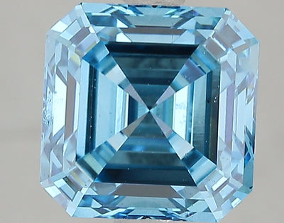 3.54ct Lab Diamond KTM6-124 — FANCY VIVID BLUE/VS2 | IGI Certified