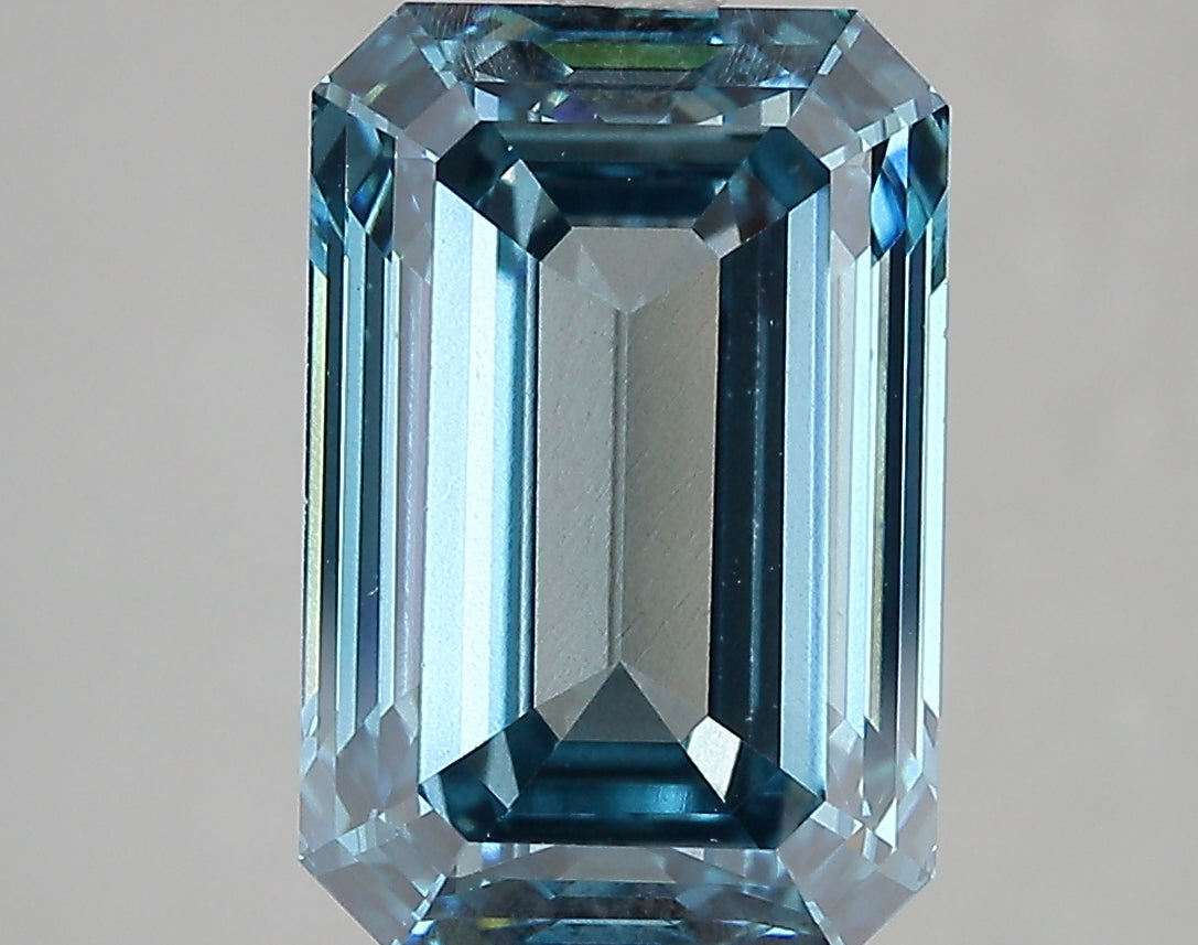 5.12ct Lab Diamond KTM7-19 — FANCY VIVID BLUE/VS2 | IGI Certified