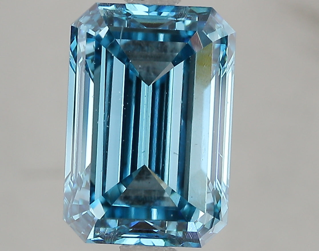 5.0ct Lab Diamond KTM7-20 — FANCY VIVID BLUE/VS2 | IGI Certified