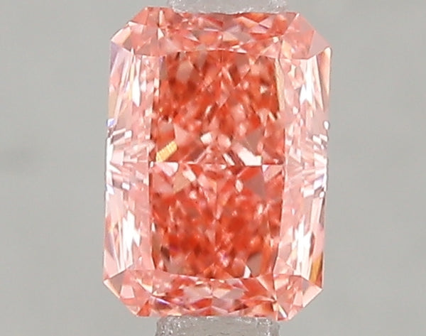 1.02ct Fancy Vivid Pink Radiant Lab Diamond, VS1, IGI Certified