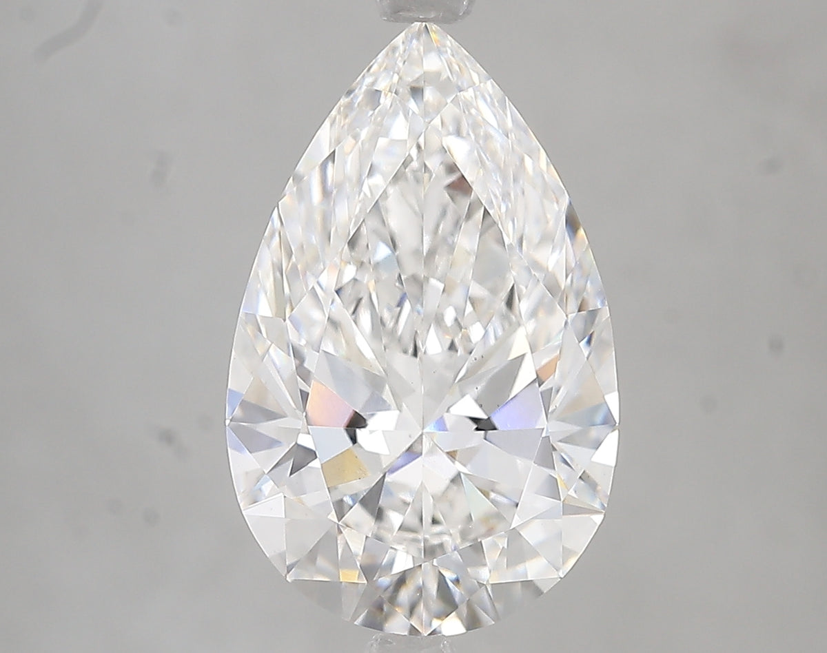 4.71ct Pear Lab Diamond, F Color, VS1, IGI Certified