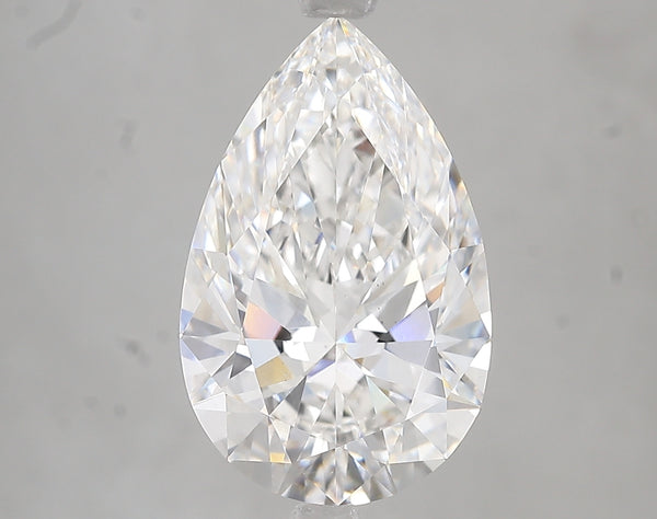 4.71ct Pear Lab Diamond, F Color, VS1, IGI Certified