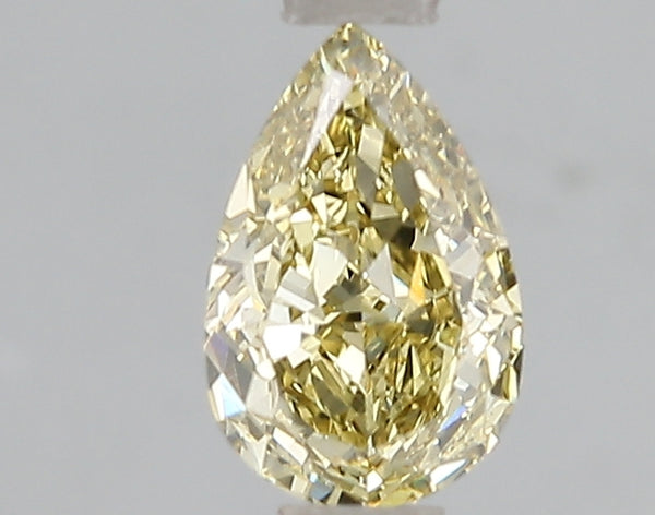 1.05ct Fancy Intense Yellow Pear Lab Diamond, VS1, IGI Certified