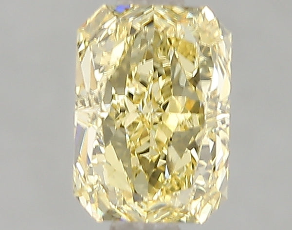 1.5ct Fancy Vivid Yellow Radiant Lab Diamond, SI1, IGI Certified