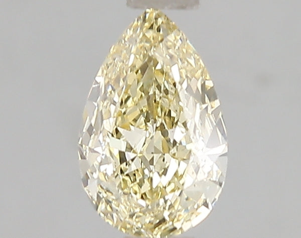 1.07ct Fancy Yellow Pear Lab Diamond, VS2, IGI Certified