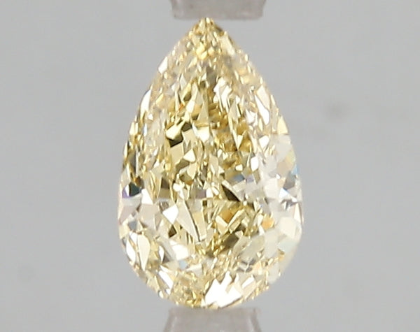 1ct Fancy Intense Yellow Pear Lab Diamond, VS1, IGI Certified