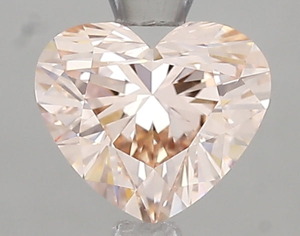 1.09ct Fancy Intense Pink Heart Lab Diamond, VS1, IGI Certified