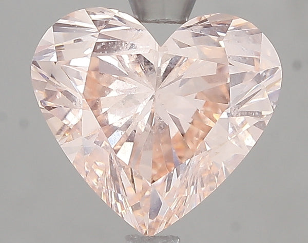 3.07ct Fancy Intense Pink Heart Lab Diamond, VS1, IGI Certified