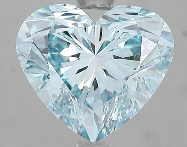 3.06ct Fancy Intense Blue Heart Lab Diamond, VS1, IGI Certified