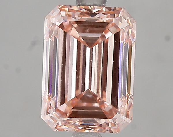 3.03ct Fancy Intense Pink Emerald Cut Lab Diamond, VS1, IGI Certified