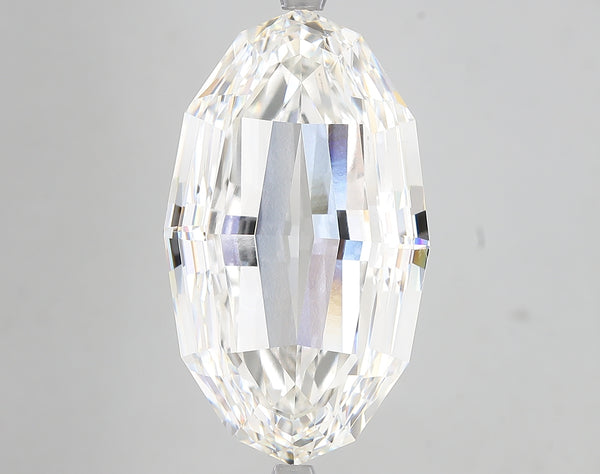 15.72ct Oval Polygon Lab Diamond, G Color, VVS2, IGI Certified