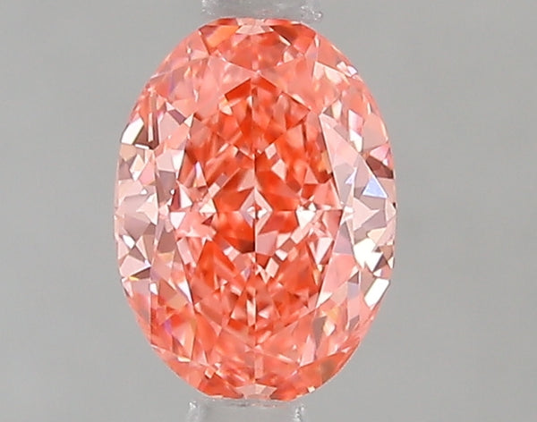 1.02ct Fancy Vivid Pink Oval Lab Diamond, VVS2, IGI Certified