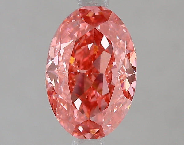 2.03ct Fancy Vivid Pink Oval Lab Diamond, VS1, IGI Certified