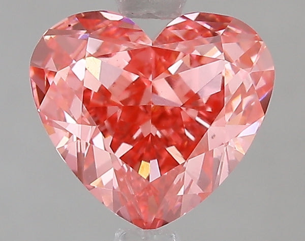 2.51ct Fancy Vivid Pink Round Brilliant Lab Diamond, VVS2, IGI Certified